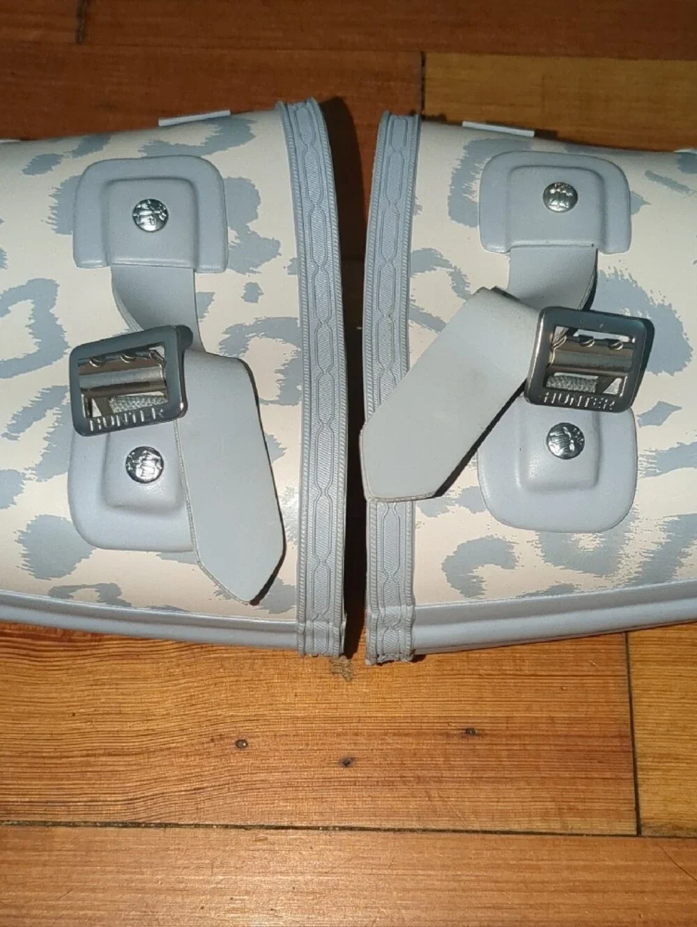 HUNTER - SIZE 10 - LEOPARD Short Rain Boots - **READ DESCRIPTION**
